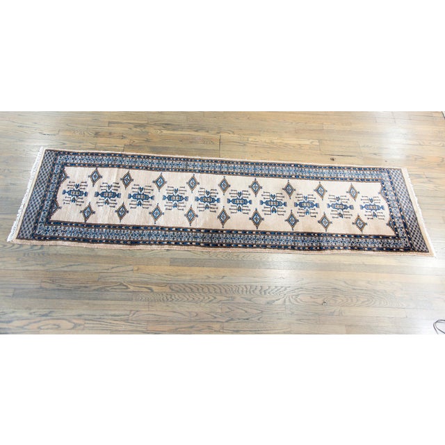 Textile Vintage Pakistani Bokhara Runner For Sale - Image 7 of 15