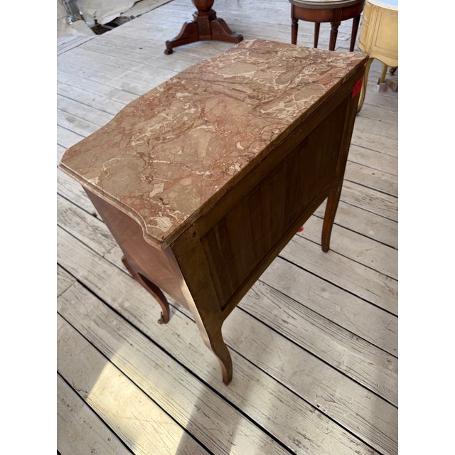 19th Century French Louis XVI Marble Top Chest of Drawer / Commodes For Sale - Image 6 of 12