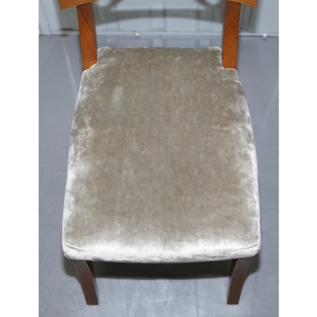 Set of Cherrywood Side Chairs from Hermes, Paris For Sale - Image 17 of 18