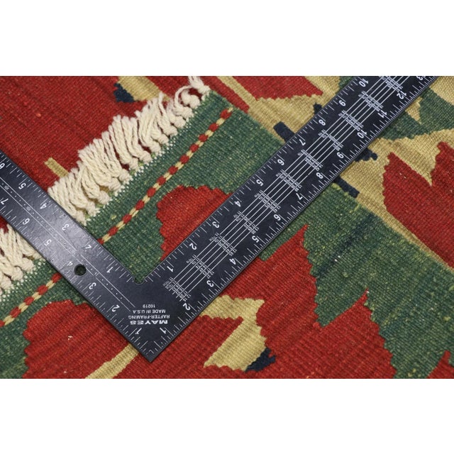 Late 20th Century Vintage Persian Shiraz Kilim Rug - 02'00 X 02'09 For Sale - Image 5 of 9