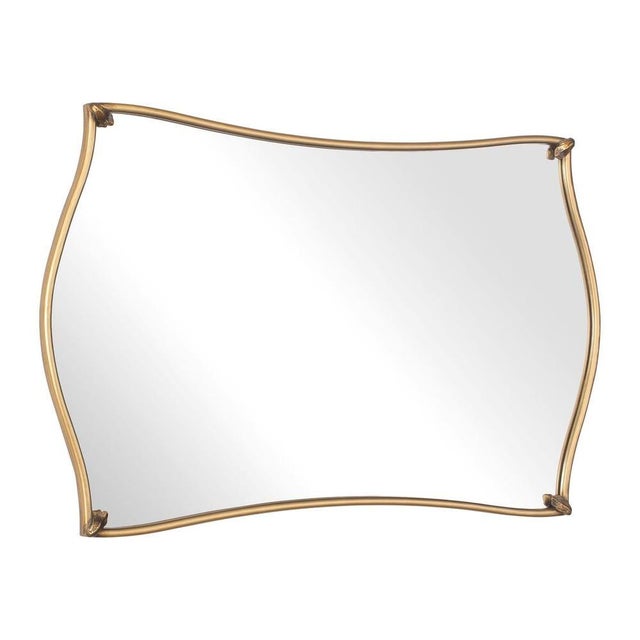 Metal Lovely Elegant Mirror For Sale - Image 7 of 8