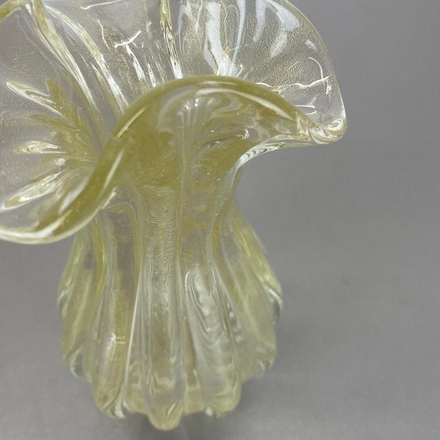 Murano Glass Vase from Barovier and Toso, Italy, 1970s For Sale - Image 6 of 16