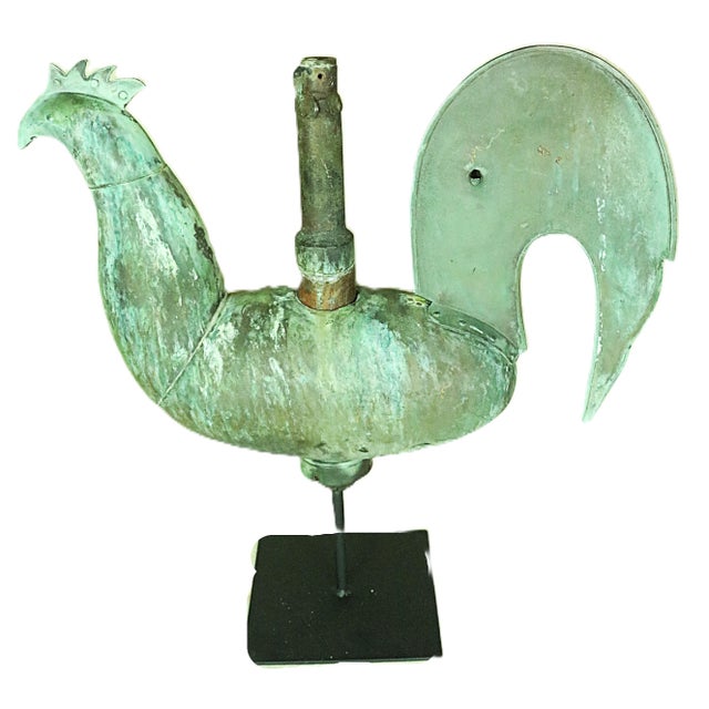 Mid 19th Century Mid 19th Century French Rooster Weather Vane For Sale - Image 5 of 9