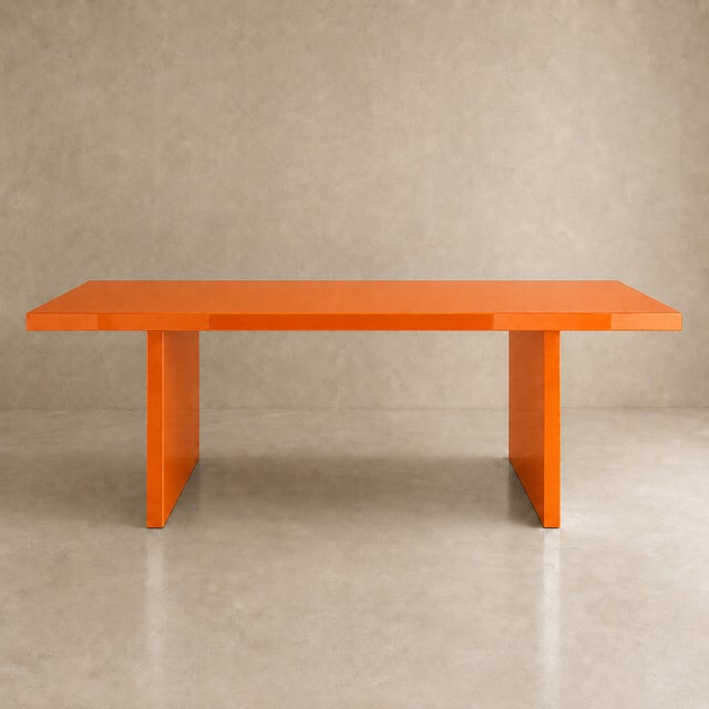 Not Yet Made - Made To Order Alfa Table in Glossy Lacquered Wood by Andrea Toffanin for Hood Italia For Sale - Image 5 of 5