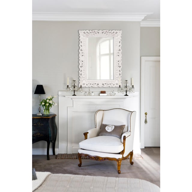 Textile Barcelona Mirror - Glossy White For Sale - Image 7 of 7