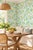 Not Yet Made - Made To Order Limoncello Floral & Lemon Grasscloth Wallpaper by House Party | White Blossom | 8 Yards For Sale - Image 5 of 10