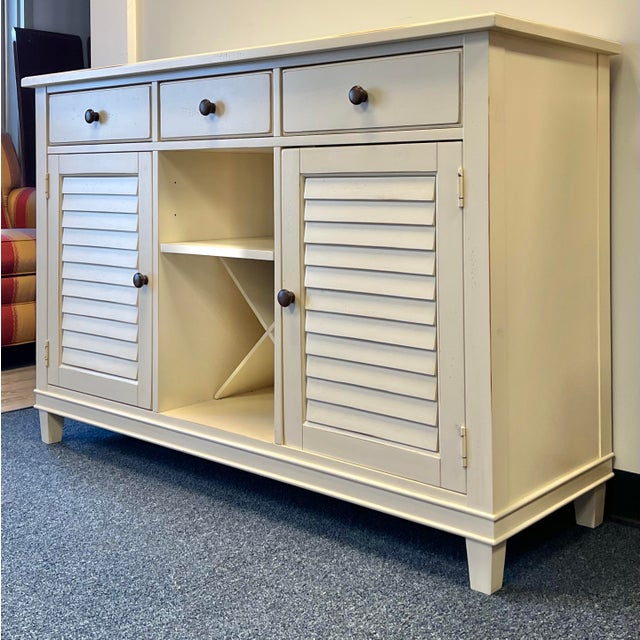 Coastal Basset Cottage Style Sideboard / Buffet For Sale - Image 3 of 10