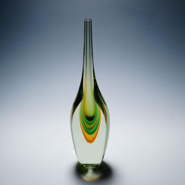 Alfredo Barbini Alfredo Barbini Large Vetro Sommerso Vase Venice Ca. 1960s For Sale - Image 4 of 8