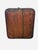 Charming early 1900s Russian/Ukraine kiot — hinged wooden icon case with glass door, stepped inner frame and gilt wood...