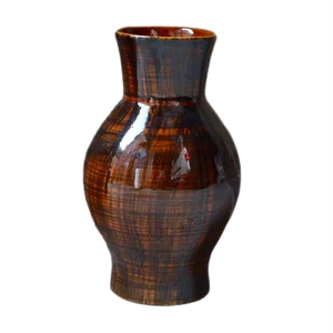 Vintage French Brutalist Vase from Saint Clément