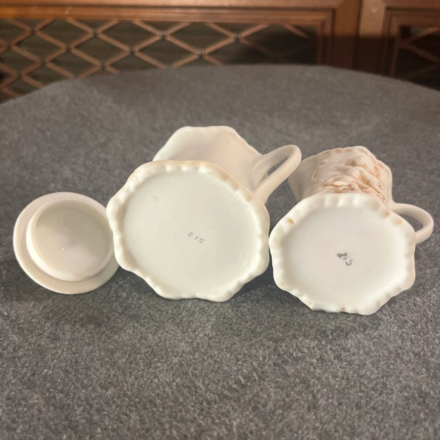 Vintage Lefton Petite Sugar & Creamer Cherub Motif- 2 Pieces For Sale In Greenville, SC - Image 6 of 11