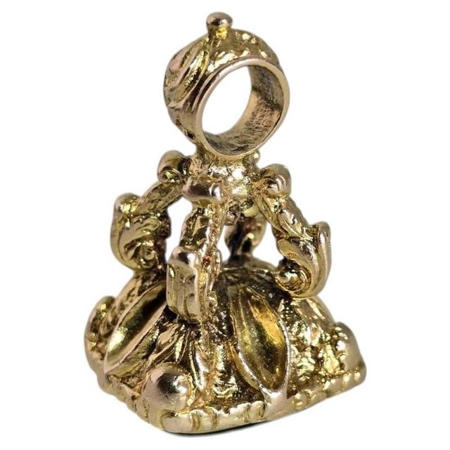 Mid-Century 9ct Yellow Gold Seal Novelty Charm, London, 1970 For Sale - Image 15 of 15