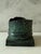 Vintage Green Metal Candle Holder For Sale - Image 4 of 7