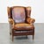 Vintage Sheep Leather Wing Chair For Sale - Image 17 of 17