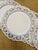 Shabby Chic Tole Pierced White Charger, Set/8 For Sale - Image 3 of 4