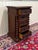 Antique French Marble Top Chest Side or End Table Nightstand Barley Twist Oak For Sale - Image 13 of 18