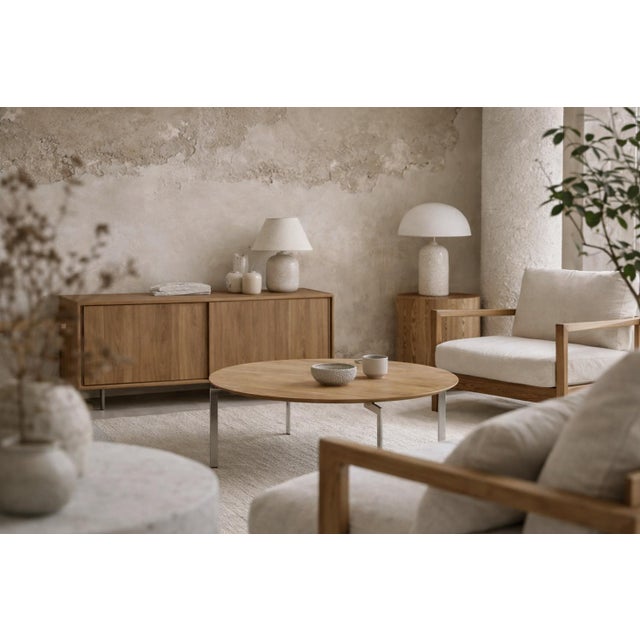 Mid-Century Modern Vintage Scandinavian Round Trippo Table by Ulla Christiansson for Karl Andersson & Söner, 2000 For Sale - Image 3 of 14