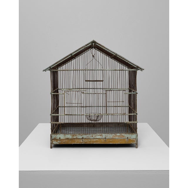 20th Century French Metal Bird Cage For Sale - Image 16 of 18