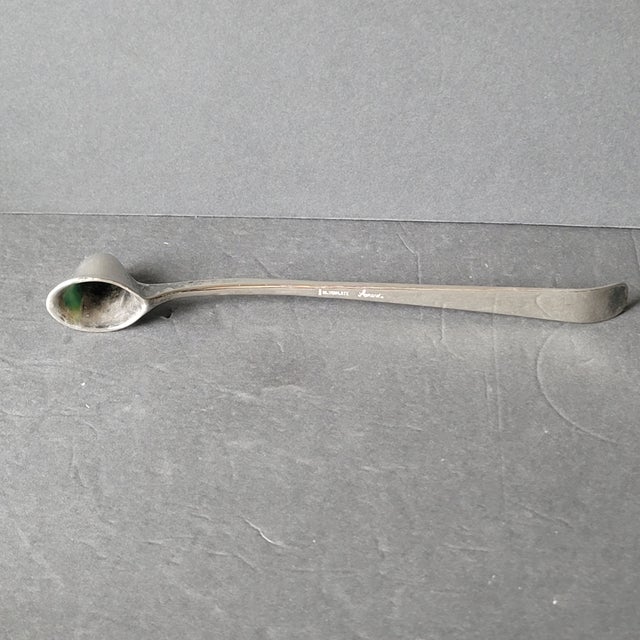Mid-Century Modern Mid 20th Century Vintage Leonard Silverplate Candle Snuffer, Made in Italy For Sale - Image 3 of 6