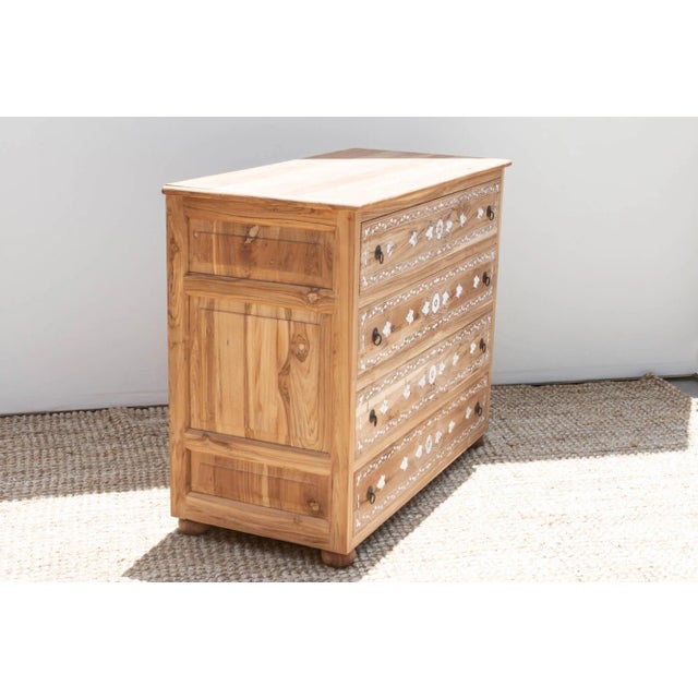 Shell Mother of Pearl Inlay Damascus Chest of Drawers For Sale - Image 7 of 8