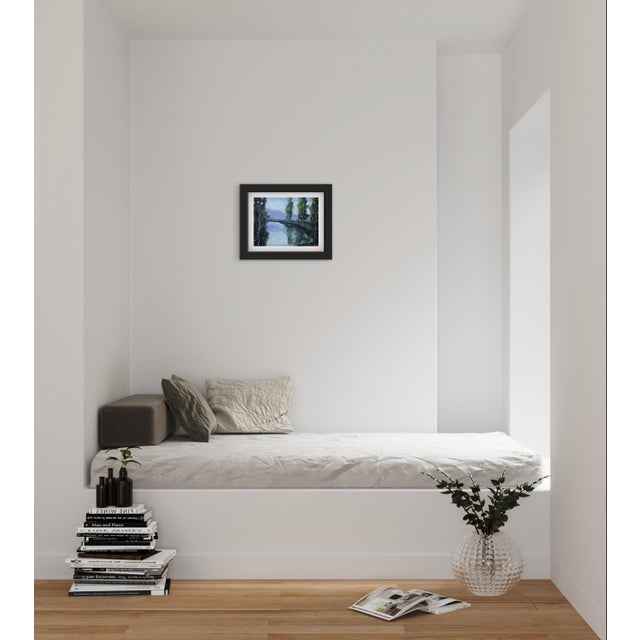 Minimalist Expressionist Landscape (Original Oil Painting) For Sale In Reno/Lake Tahoe - Image 6 of 8