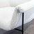 Four Hands Modern Lounge Chair With White Bouclé Fabric and Metal Legs For Sale In San Francisco - Image 6 of 7