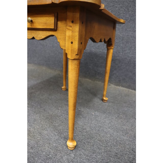 Ethan Allen Maple Queen Anne Style Side Table For Sale In Philadelphia - Image 6 of 14