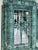 1950s Mediterranean Decorative Patina 3 Light Cluster Lanterns With Matching Chain and Canopy - Pair For Sale - Image 10 of 12