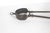 Antique Victorian Brass and copper tone fire or coal tongs. These have claw type tips, a loop at the top for hanging and a...
