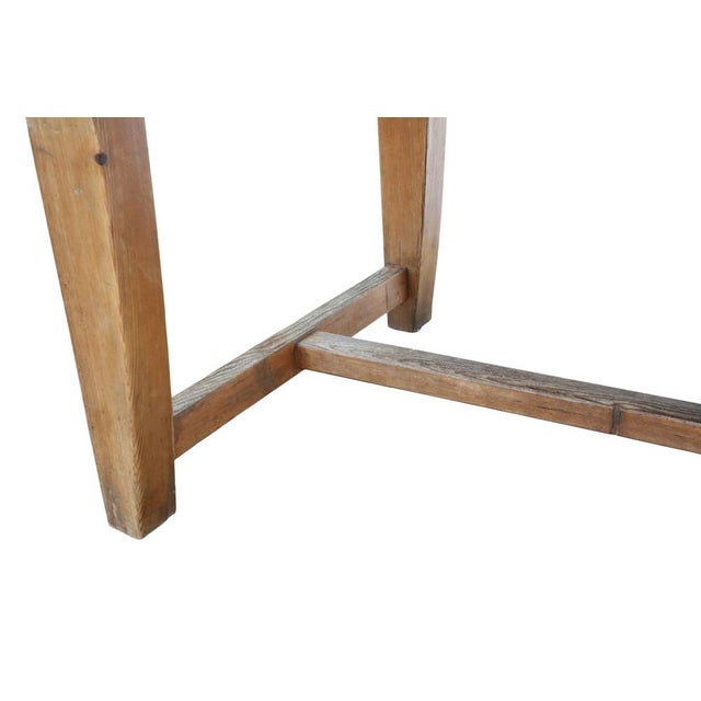Wood Antique 19th Century Refectory Dining Table 810, 1890s For Sale - Image 7 of 13