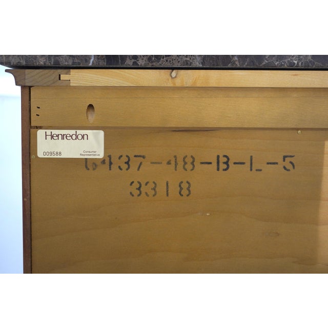 Henredon Historic Natchez Marble Top Chest For Sale - Image 18 of 18