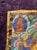 Antique 19th Century Tibetan Manjushri Thangka – Bodhisattva of Wisdom in Custom Silver Gilt Frame For Sale - Image 10 of 18