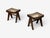 1960s Pierre Jeanneret, Low Cane Stools, Teak, Cane, Chandigarh, India, 1960s For Sale - Image 5 of 13
