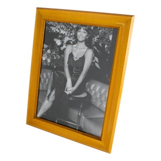 Italian Varnish Sycamore Wood Picture Frame, 1940s For Sale