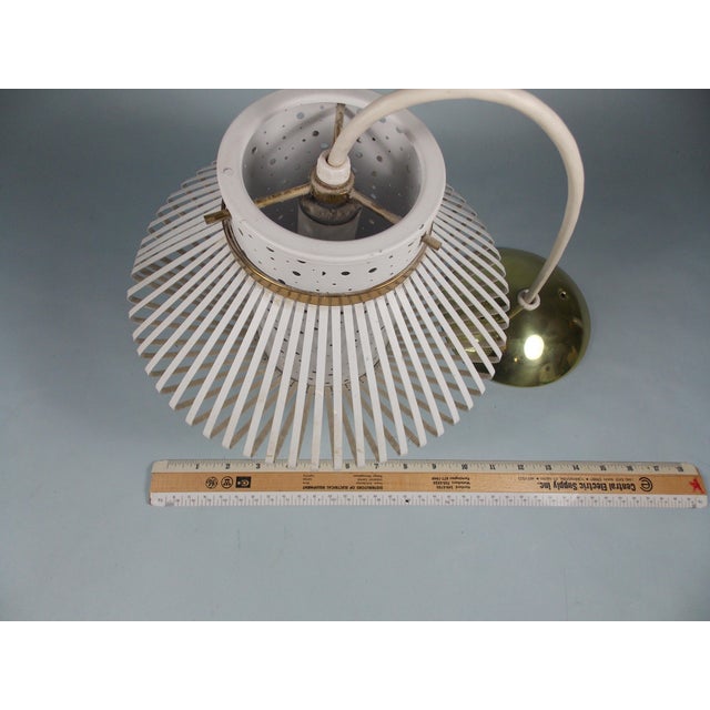 Mid-Century Modernist Hanging Light Attributed to Ernest IGL For Sale In New York - Image 6 of 9