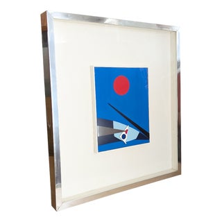 Bruno Mancinotti, Italian Abstract Composition, 1970s, Mixed Media For Sale