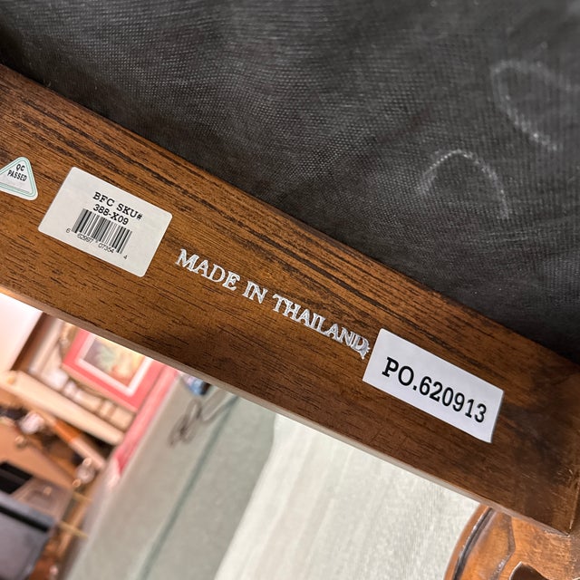 Bernhardt Golden Velvet Bench For Sale - Image 11 of 12