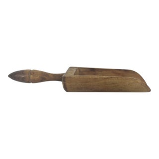 Antique Wood Kitchen Scoop For Sale