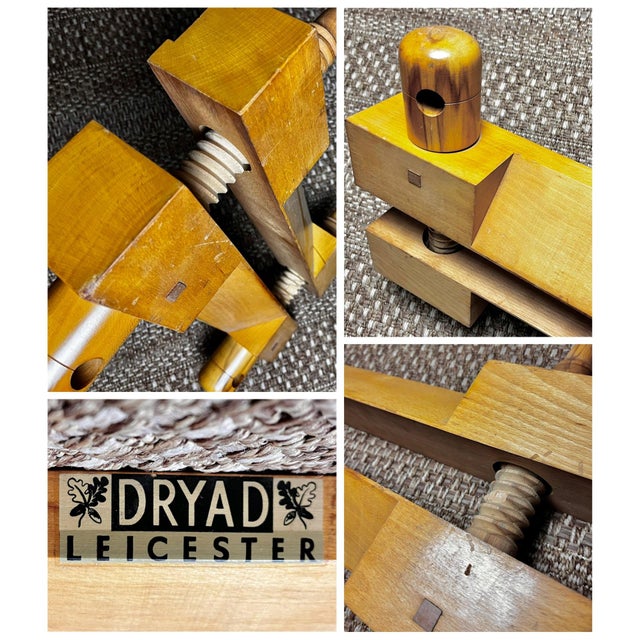 Vintage Professional Bookbinding Block Finishing Press | by Dryad, Leicester England For Sale - Image 12 of 12