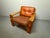 Wood Mid-Century Brutalist Bonanza Armchair in Cognac Leather with Wooden Frame by Esko Pajamies, Finland, 1960s For Sale - Image 7 of 8