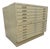 Safco Steel Flat File Double Cabinet With Ten Drawers For Sale
