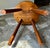 Vintage European Folk Art Hand-Painted Pine Stabelle Chair With Heart Cutout For Sale - Image 17 of 18