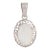 Bohemian Natural Oval Rainbow Moonstone & Sterling Silver Filigree Pendant For Sale