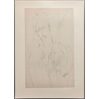 A. Modigliani, Lunia, Lithograph For Sale
