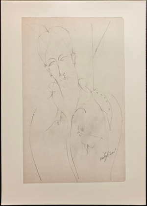 A. Modigliani, Lunia, Lithograph