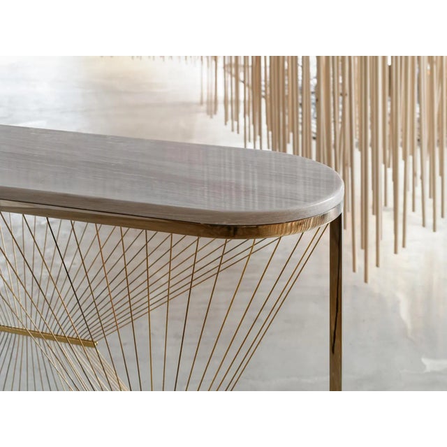 Contemporary AEGIS-P Console Table by Ziad Alonaizy For Sale - Image 3 of 9