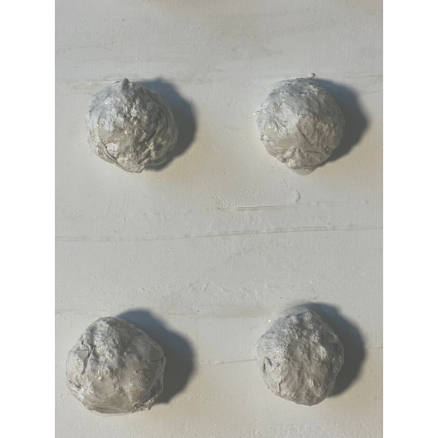 Abstract Minimalist Plaster Wall Art Painting For Sale In Miami - Image 6 of 6