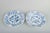 Meissen, Blue Onion 2 lunch plates, early 20th century. Porcelain plates with the classic Blue Onion decoration, hand-...