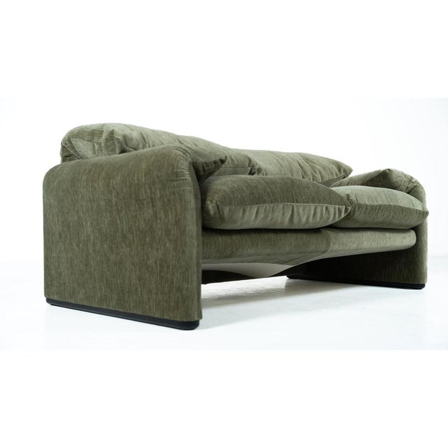 Mid-Century Modern "Maralunga" Sofa by Vico Magistretti for Cassina- New Upholstery This piece is attributed to the...
