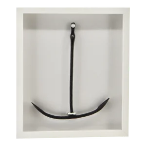 RARE...Hand Forged Anchor - Framed Wall Decor Circa Mid 1800's